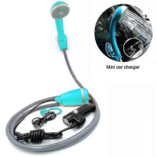 Bärbara duschar Campingdusch, Campingdusch med dränkbar pump, Bärbar utomhusduschvatten