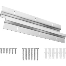 Franse Cleat Schilderijhanger, 2 stuks Z-balk in elkaar grijpende wandmontagebeugels voor het ophangen