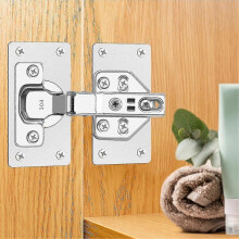 12-pack scharnierreparatieset - Reparatieplaat voor kastdeurscharnieren, scharnierbevestigingsplaat