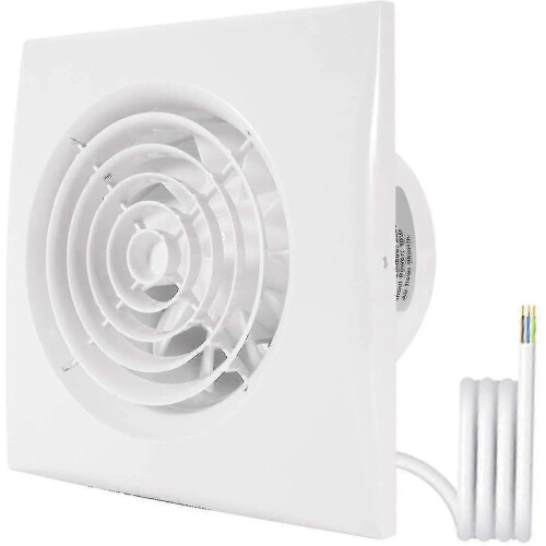 100 mm Badezimmer-Luftabluftventilator – Decken- und Wandkanalventilator, geeignet für Badezimmer
