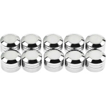 Chrome Cnc 38" Schrauben Motor Skruv Bult Kåpa Inre Hål 9mm Passar Kompatibel med Harley -CDSX