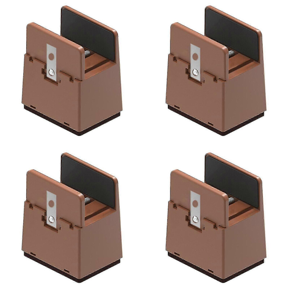 4x Bed Furniture Risers 5CM Heavy Duty Adjustable Desk Lifts Leg Extend -cdsx