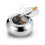 Cendrier de table moderne en acier inoxydable avec couvercle, cendrier à cigarettes pour usage intérieur 1