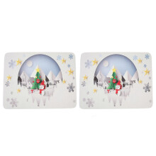 Lot de 2 tapis de bar à café antidérapants et absorbants pour comptoirs de cuisine, machines à café,