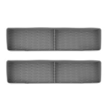 2Pcs Stove Top Shelf Silicone Magnetic Leak Proof Anti Slip Oven Top Shelf Spice Rack Organizer Kitchen