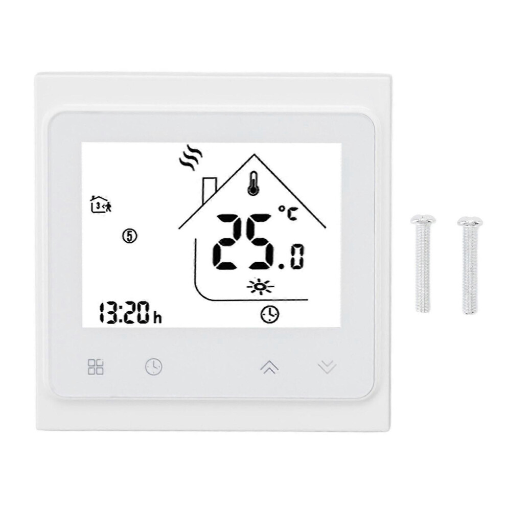 BHT 002GC Boiler Heating Programmable Thermostat Digital Touch Screen Thermostat with Large LCD Display