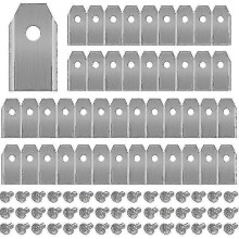 45 X Titanium Knife Blades For All Husqvarn/automower/ Yardforce/gardena Robotic Mowers(3g-0.75mm) With