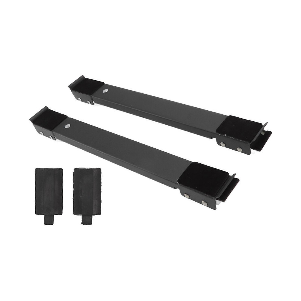 2pcs Furniture Appliance Roller Steel 300kg Load Bearing Stretchable Machine Moving Base for Dishwasher