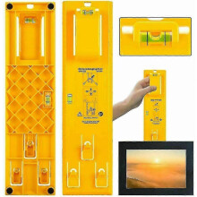 Kit de suspension de cadre, outil facile à utiliser, accroche-cadre, nivellement, règle, DecorAM