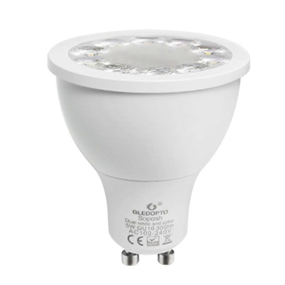 Ampoule LED GLEDOPTO 120 degrés 5 W Zigbee APP Control GU10 RGB+CCT kaesiAM