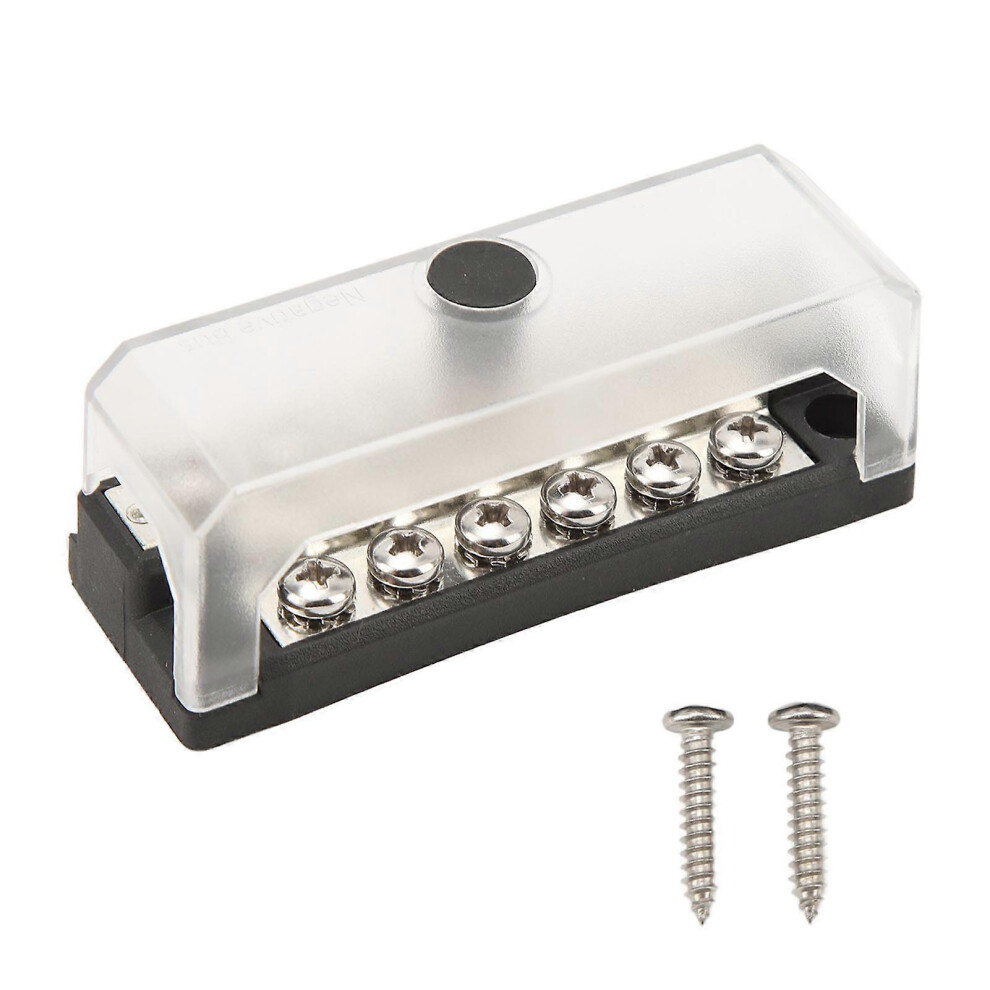100A 32V 12 Terminal Power Distribution Block Terminal Bus Bar With Cover For 32V Dc Trucks Rvs Boats 9421490207556