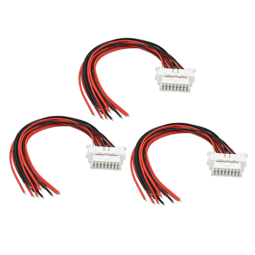 3Pcs Obd2 Extension Cable 30Cm Female Connector 16 Pin Diagnostic Interface For Vehicle J1962 9421490207648