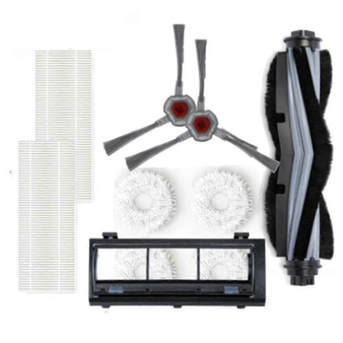 For Yeedi Mop Station With Side Brush Main Brush Dust Box Filter