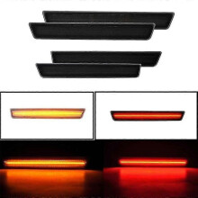 Amberröd led sidomarkeringsljus för Dodge Challenger 2015-2021