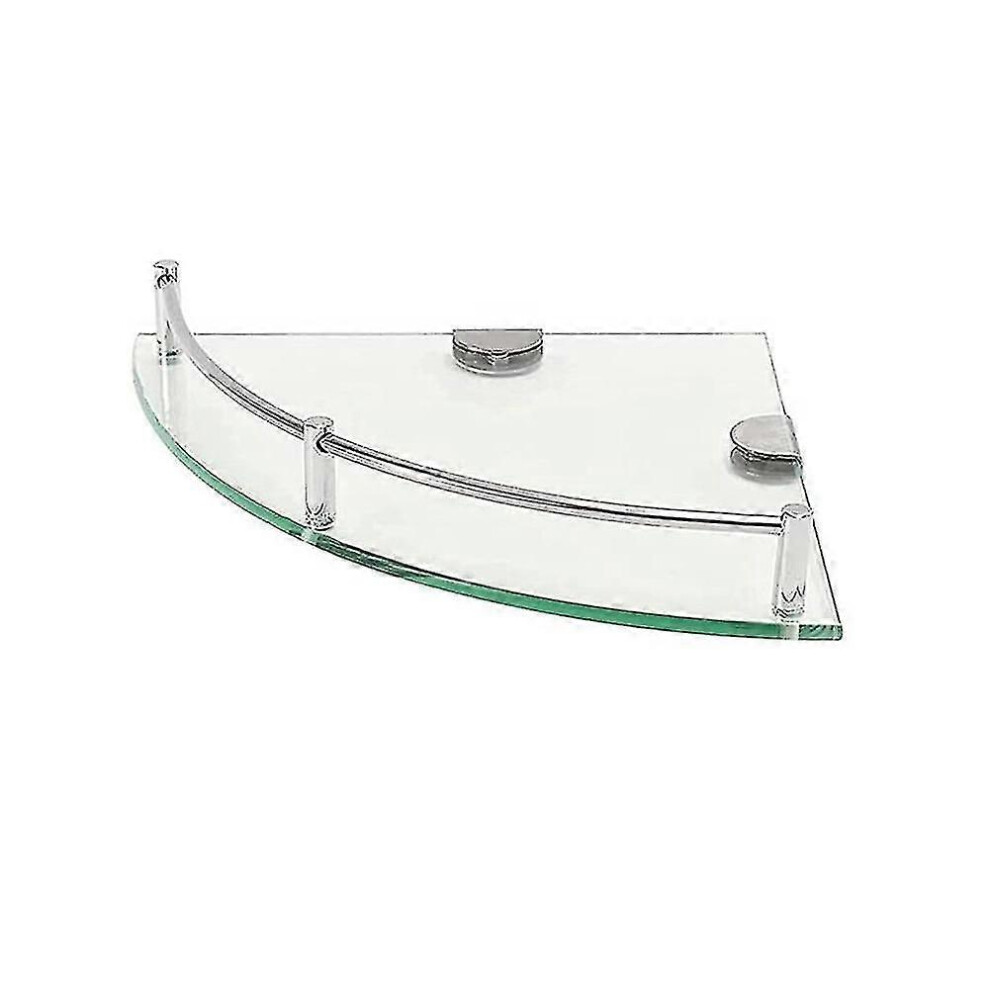 Bathroom Shelves, Bathroom Glass Corner Shelf Wall Mounted ,Tempered Glass Shelf For Storing Shower 9421490209680
