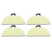 4 Pcs Vacuum Mop Replacement Pads Fiber Reusable Washable Super Absorbent Robot Vacuum Mop for Shark