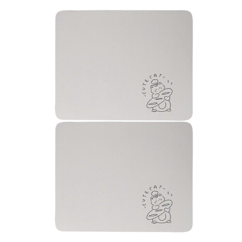 2PCS Coffee Bar Mat Multifunctional Prevent Slip Waterproof Shockproof Absorbent Dish Drying Mat for