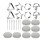 24 Pcs Squid Cookie Cutter Game Set, With Tin Box & NeedleAM 1