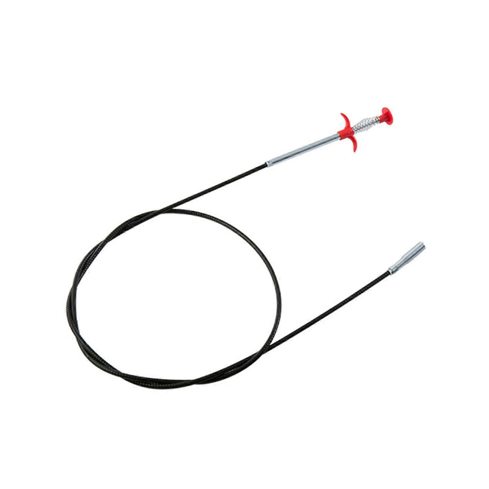 The sewer pipe dredges the artifact, the toilet blocks it, and the foreign body clamp in the toilet