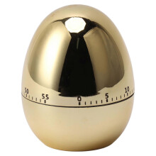 60 minuter Äggmodell Mekanisk timer Matlagning Väckarklocka Manuell timer för köksguld