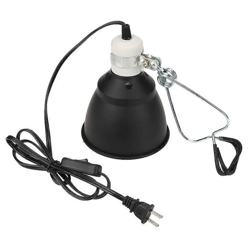 Supporto per lampada a morsetto per rettili, supporto per lampada, portalampada per luce solare