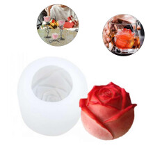 (Pack de 4) (50-2046-D blanc) composé de roses, de bougies et de glaçons-OEIN