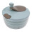 Salad Spinner Plastic Time Saving Fast Mixing Washable Rotatable Veggie Washer for Kitchen Blue 2