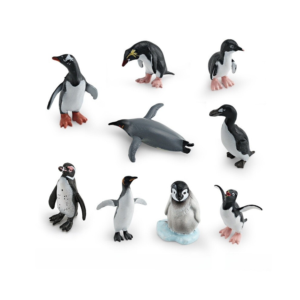 (StyleB) Polar Penguin Animal Model With Emperor Penguin For Collectors Display Gifts And-image-OPC-PHN8JYW-NEW