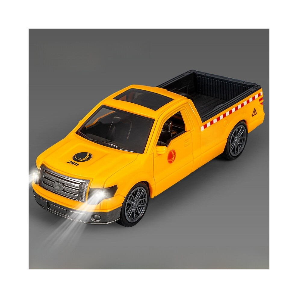 (Rescue yellow) Inertia Emergency Rescue Truck Toy Model With Lights And Siren Kids For Gift-image-OPC-PHN8NXY-NEW