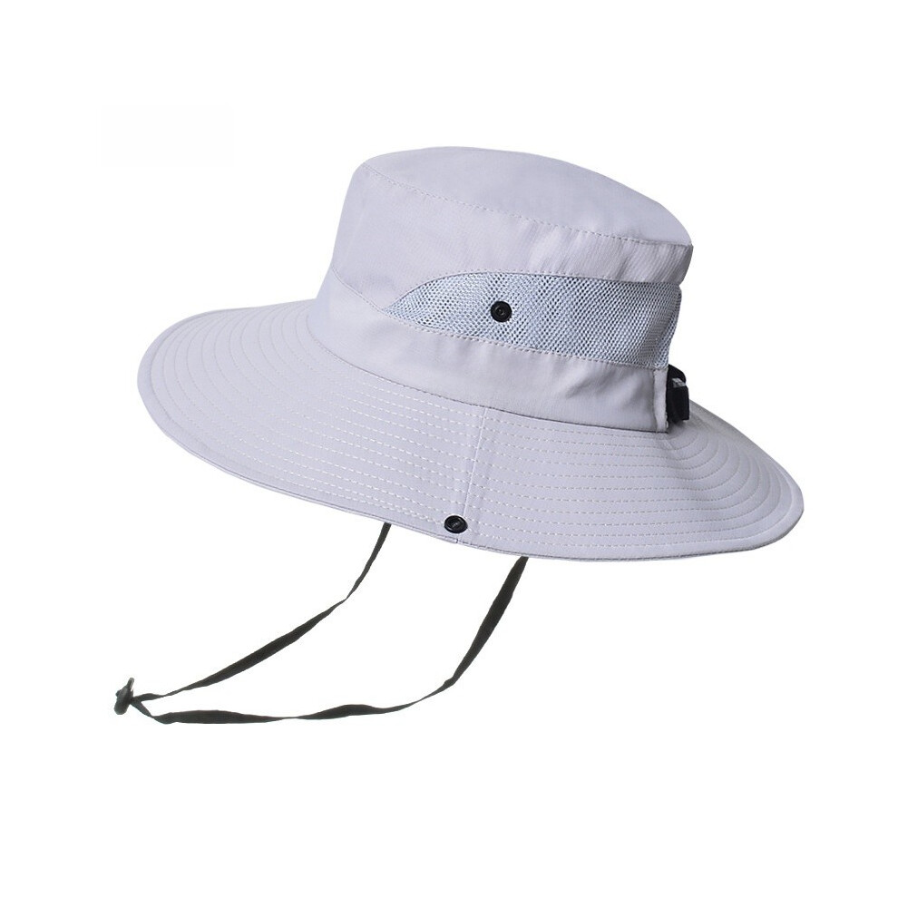 (StyleJ) Polyester Breathable Summer Cap Wide Brim Fisherman Hat Recreation For Outdoor-image-OPC-PHN8S75-NEW