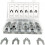 144pcs Auto Alignment Body Shim Assortment Set - 1/16" To 1/8" 1
