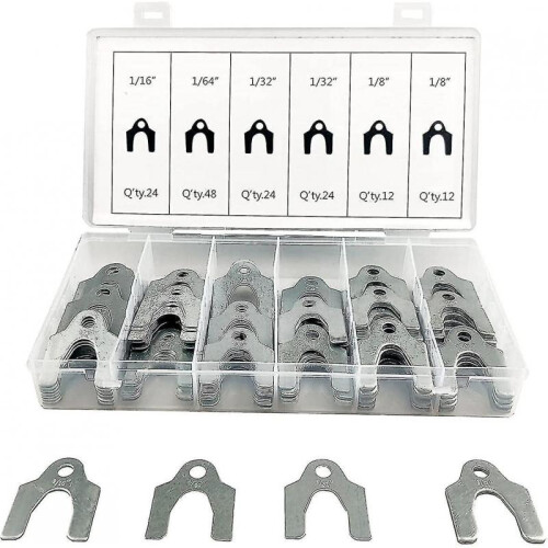 144pcs Auto Alignment Body Shim Assortment Set - 1/16" To 1/8"