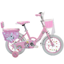 (12 inch, Pink) Kids Girls Bike Bicycle Pink Purple Unicorn