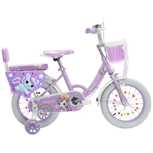 (20 inch, Purple) Kids Girls Bike Bicycle Pink Purple Unicorn