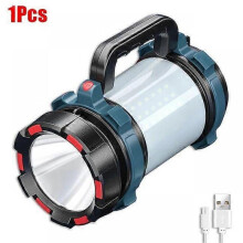 (Package A) New LED Camping Lantern 4800mAh Searchlight Power Bank Waterproof Camping Flashlight For Hiking Emergency Home Outdoor