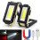 (big size) LED Working Lamp COB+LED USB Rechargeable Magnetic Torch 180 degree adjustment Bottom Lamp Cordless Worklight Flashlight 2