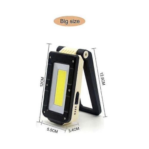 (big size) LED Working Lamp COB+LED USB Rechargeable Magnetic Torch 180 degree adjustment Bottom Lamp Cordless Worklight Flashlight
