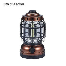 (NO 2 USB charging) Solar Camping Light Portable Outdoor Tent Lantern LED Rechargeable Flashlights Emergency Searchlight Working Lights Camping Lamp