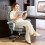 Homcom HOMCOM Office Chair with Adjustable Lumbar Support, Computer Chair, Grey 1