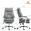 Homcom HOMCOM Office Chair with Adjustable Lumbar Support, Computer Chair, Grey 3