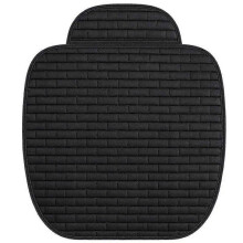 (Black-B) Car Seat Cover Flax Seat Protect Cushion Automobile Backrest Cushion Pad Covers Mat Four Seasons Universa