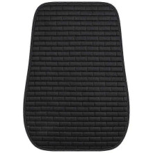 (Black-A) Car Seat Cover Flax Seat Protect Cushion Automobile Backrest Cushion Pad Covers Mat Four Seasons Universa