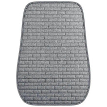 (Grey-A) Car Seat Cover Flax Seat Protect Cushion Automobile Backrest Cushion Pad Covers Mat Four Seasons Universa