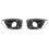 1 Pair for 2014-2017 Jeep Compass Front Left Right Side Fog Light 1