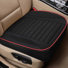 (1 front Black) Surrounded Car Seat Cover Flax Cushion Seasons Universal Breathable For Most Four-Door Sedan SUV Ultra-Luxury Seat Protection