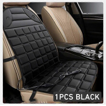 (Type2 Black 1pcs) 12V Heated Car Seat Cover Fast Heating Universal Car Seat Heater Cloth Winter Car Heating Cushion Car Seat Protector Heating