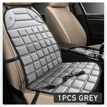 (Type2 Grey 1pcs) 12V Heated Car Seat Cover Fast Heating Universal Car Seat Heater Cloth Winter Car Heating Cushion Car Seat Protector Heating