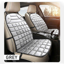 (Type2 Grey 2pcs) 12V Heated Car Seat Cover Fast Heating Universal Car Seat Heater Cloth Winter Car Heating Cushion Car Seat Protector Heating