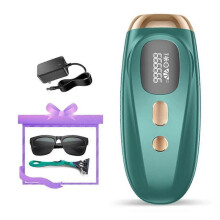 (Green 1 No box) 999,999 Flashes Portable Epilator IPL Underarm Laser Epilator Painless Whole Body Photoepilator For Women Armpit Removal Hair