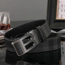 (115CM, Type 13) Men's High Quality Letter Automatic Buckle B Buckle Belt For Men Brand Genuine Leather Designer Canvas Male Belt Casual